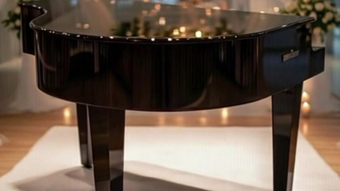 Baby Grand Piano Shell